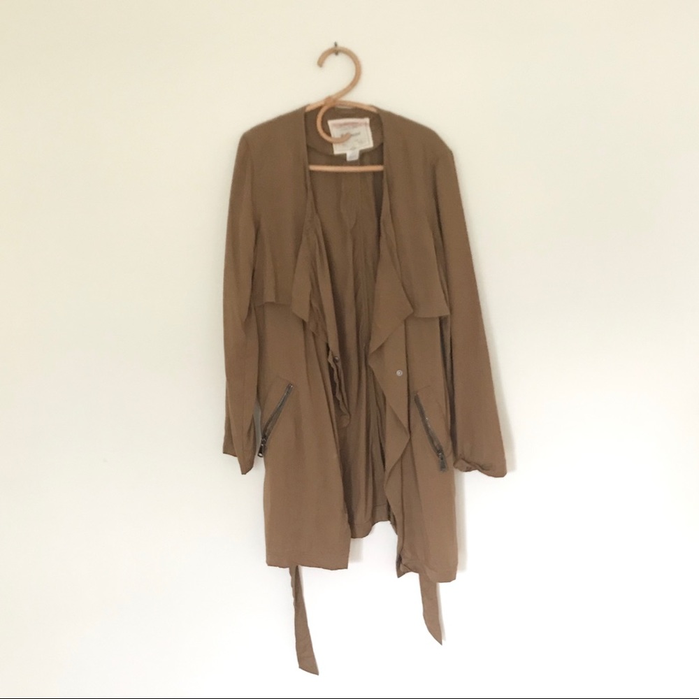 Lightweight Caramel Duster Jacket - image 2